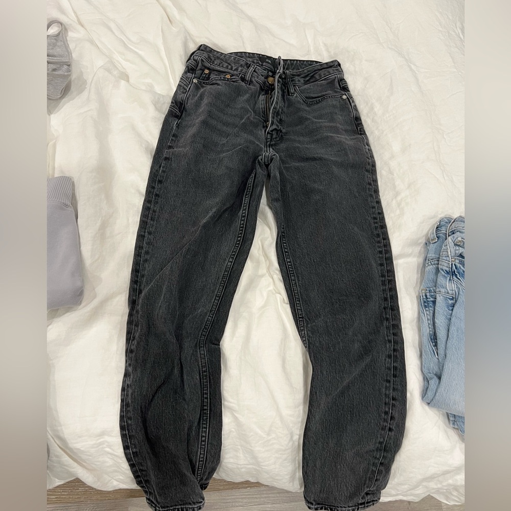 Black Denim Jeans river island Carrie sculpt